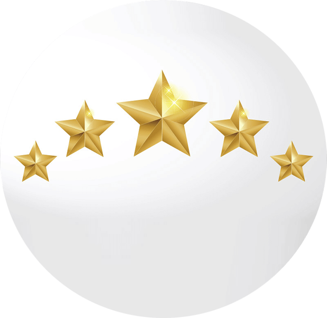 5 stars for reviews